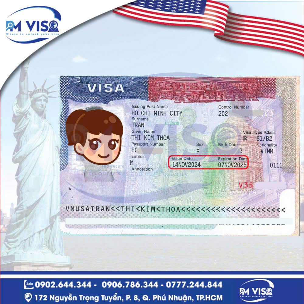 Gia hạn visa Mỹ chị Thoa